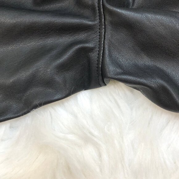 EUC LEVI'S Math Club Slacks Faux Leather High Rise Straight Leg Ankle Length 29 - Picture 11 of 16